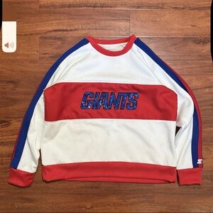 New York Giants‎ Starter NFL Women’s Crewneck Sweater Size XL